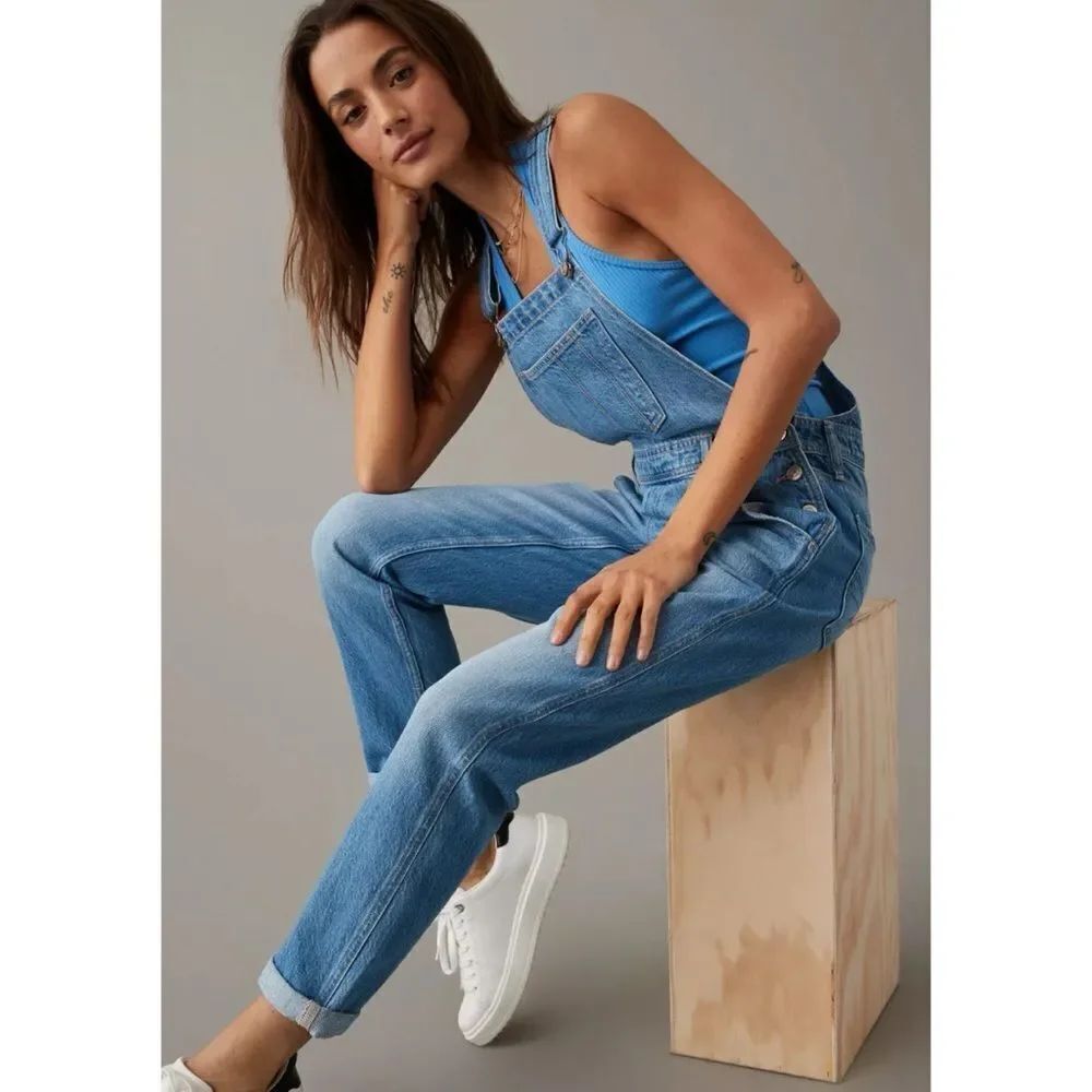 Rare American Eagle Outfitters Denim Tomgirl Overall Size S